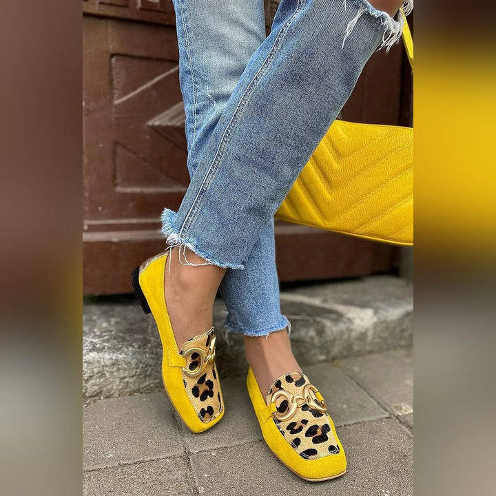 Maribel | Animal Print Loafers