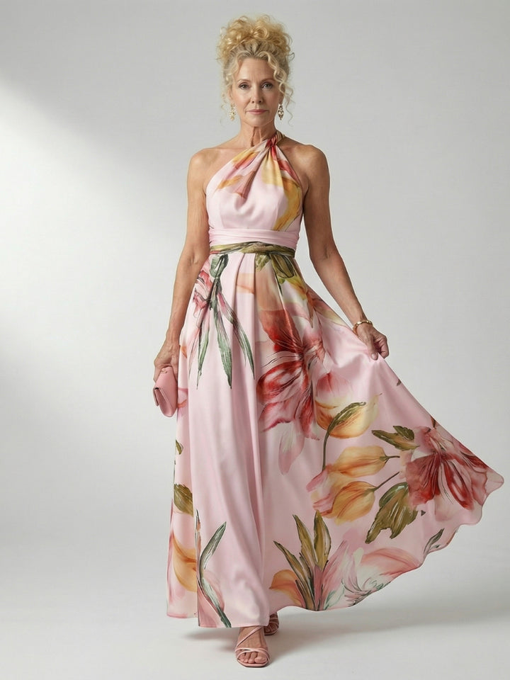 Lorraine | Light Floral Maxi Dress