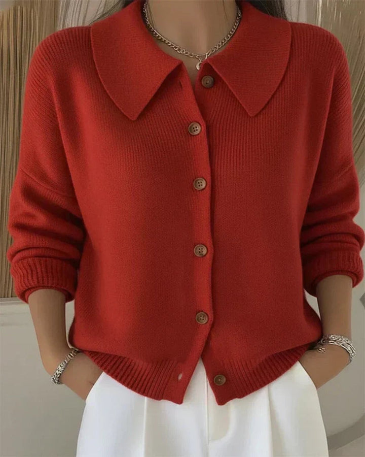Drucilla | Button Collar Cardigan
