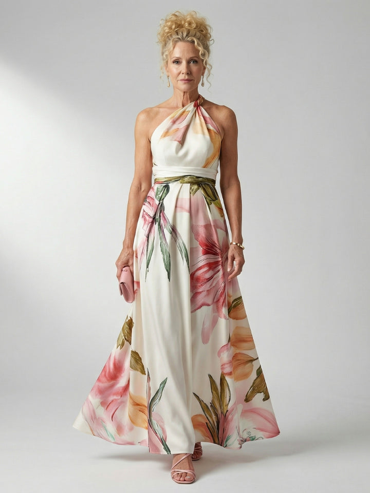 Lorraine | Light Floral Maxi Dress