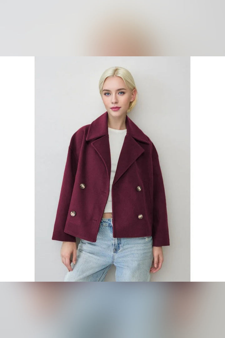 Beatrice | Short Double-Breasted Jacket