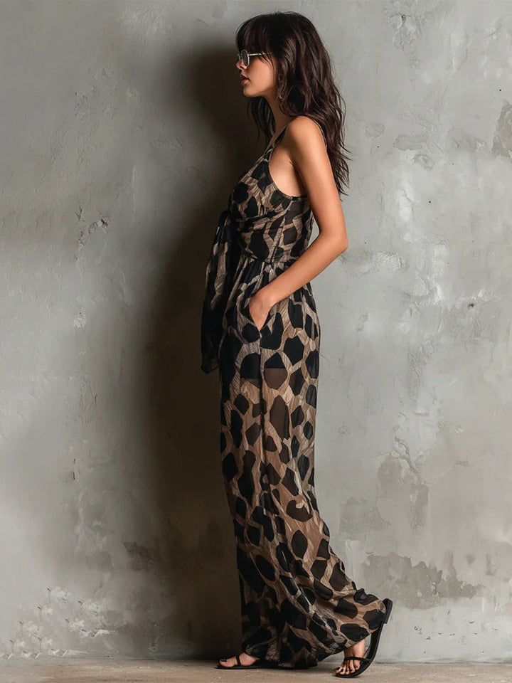 Mirabelle | Leopard Print Jumpsuit
