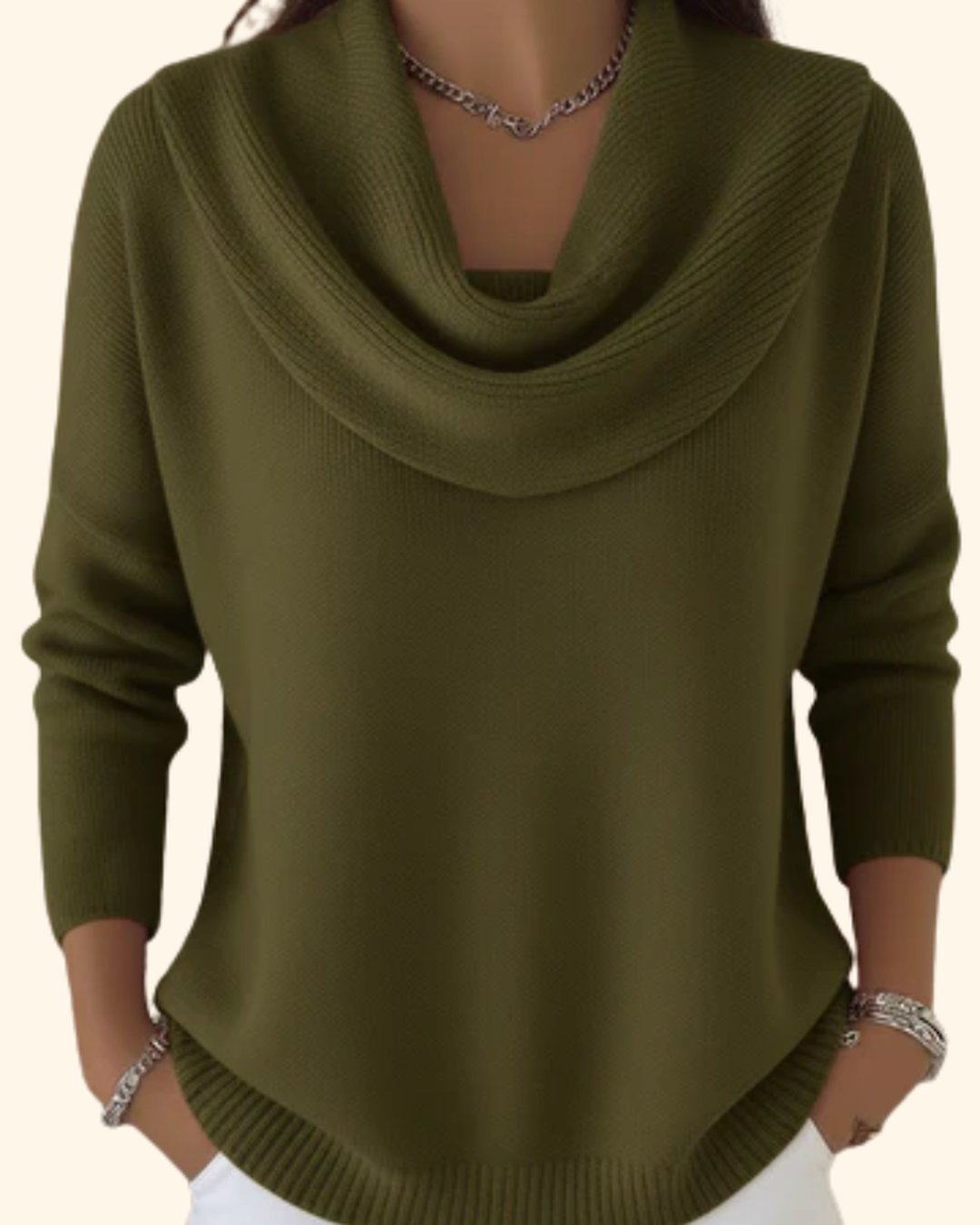 Jacquie | Cowl Neck Sweater