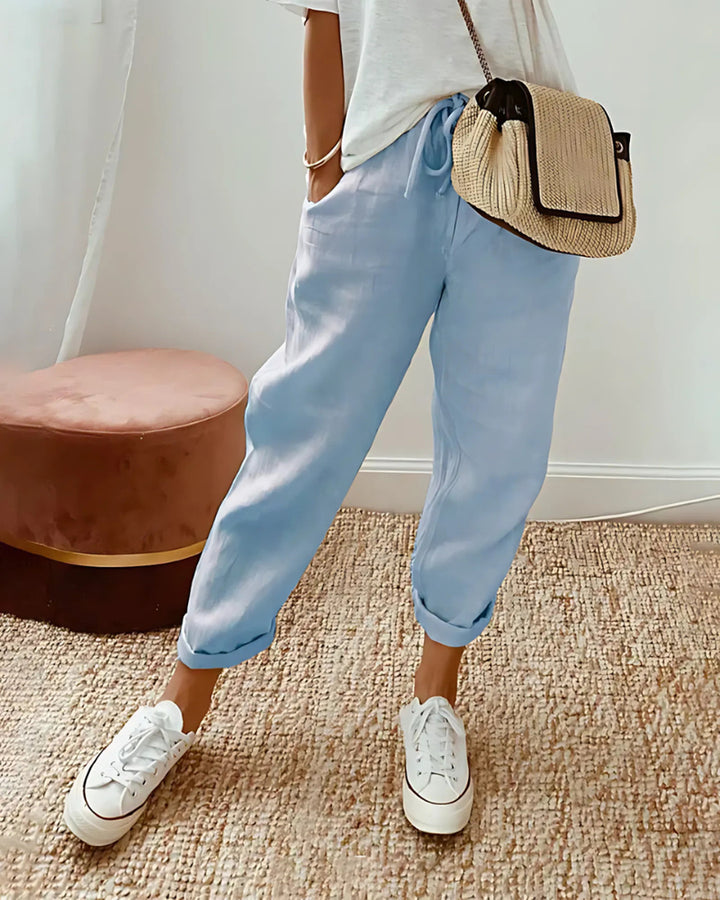 Penelope | Breathable Linen Pants