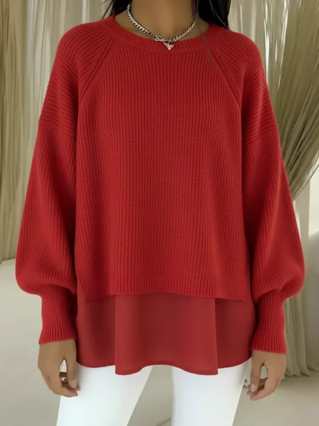 Posey | Layered-Look Sweater