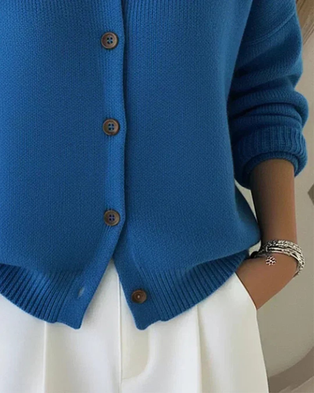 Drucilla | Button Collar Cardigan