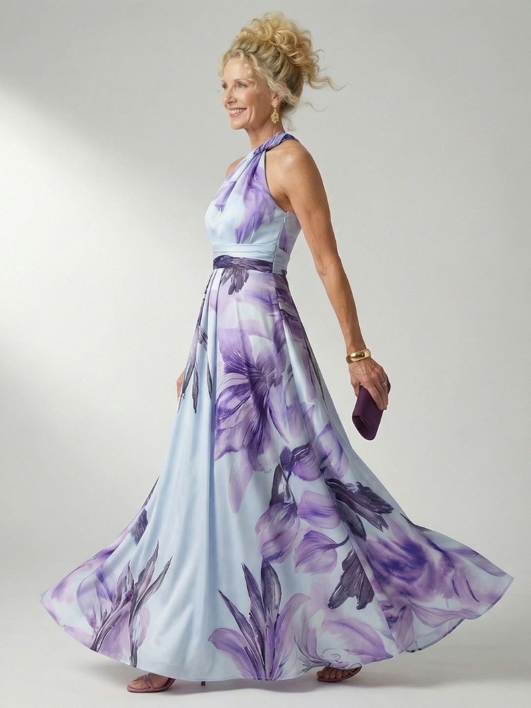 Lorraine | Light Floral Maxi Dress