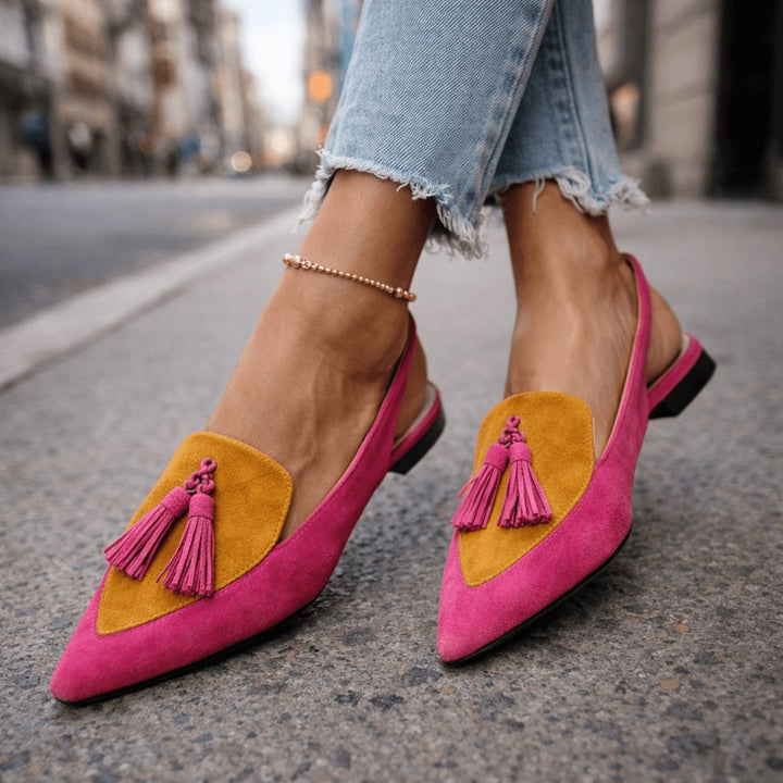 Jovita | Sandals With Straps And Tassels