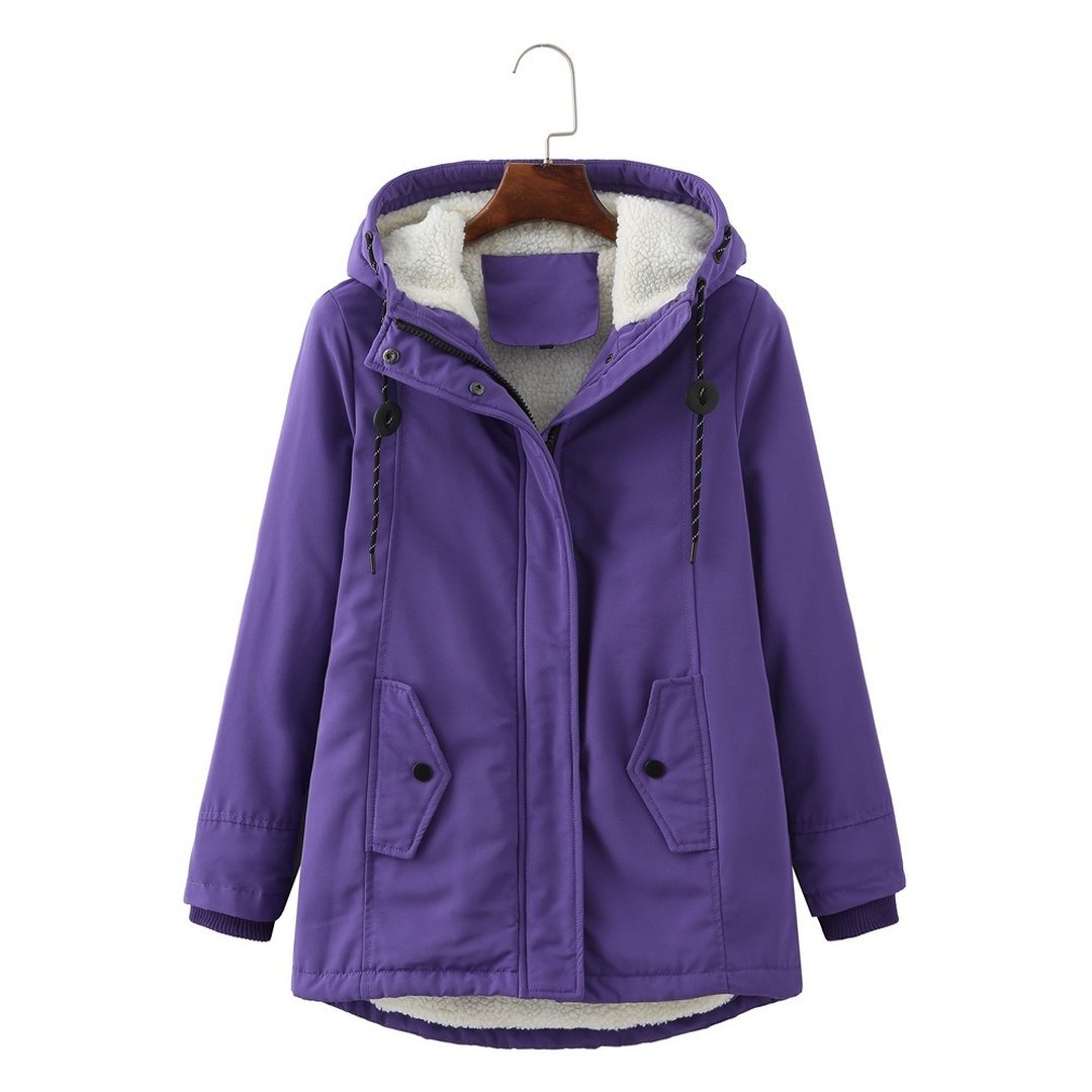 Ernestina | Cozy Hooded Cold Weather Coat