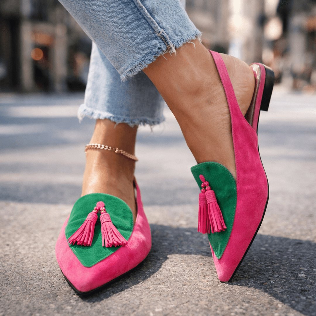 Jovita | Sandals With Straps And Tassels
