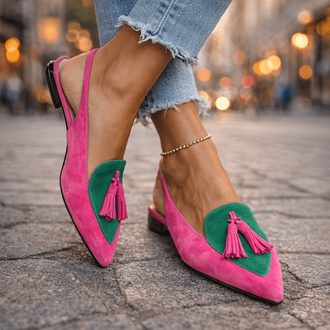 Jovita | Sandals With Straps And Tassels