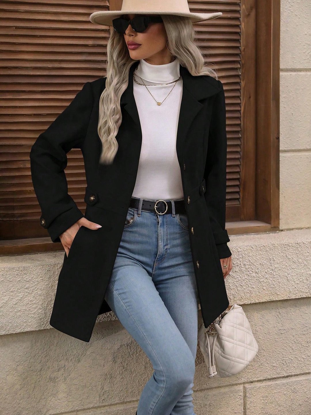 Rosalinda | Tailored Belted Trench Coat
