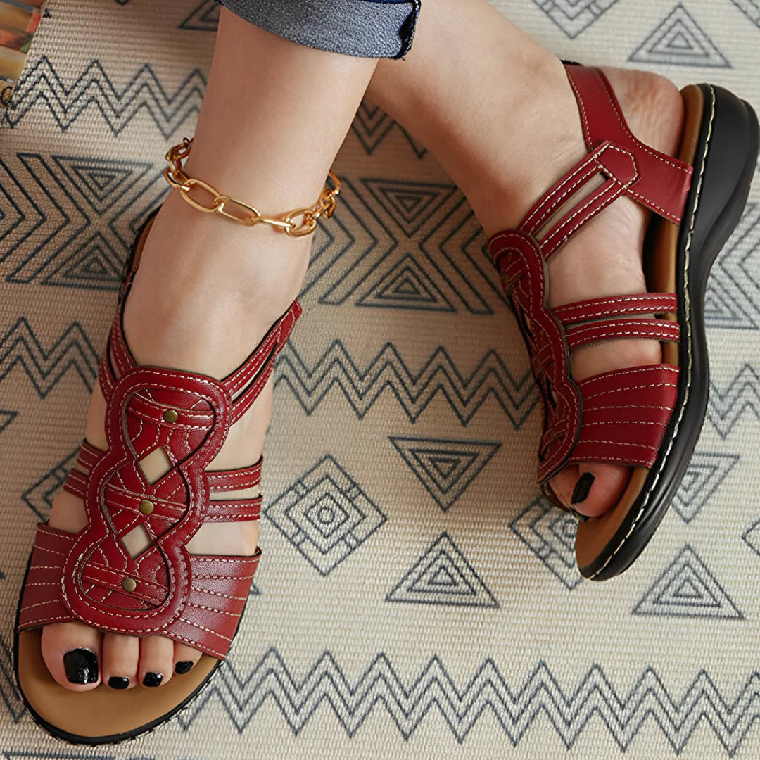 Fleur | Leather Orthopedic Sandals