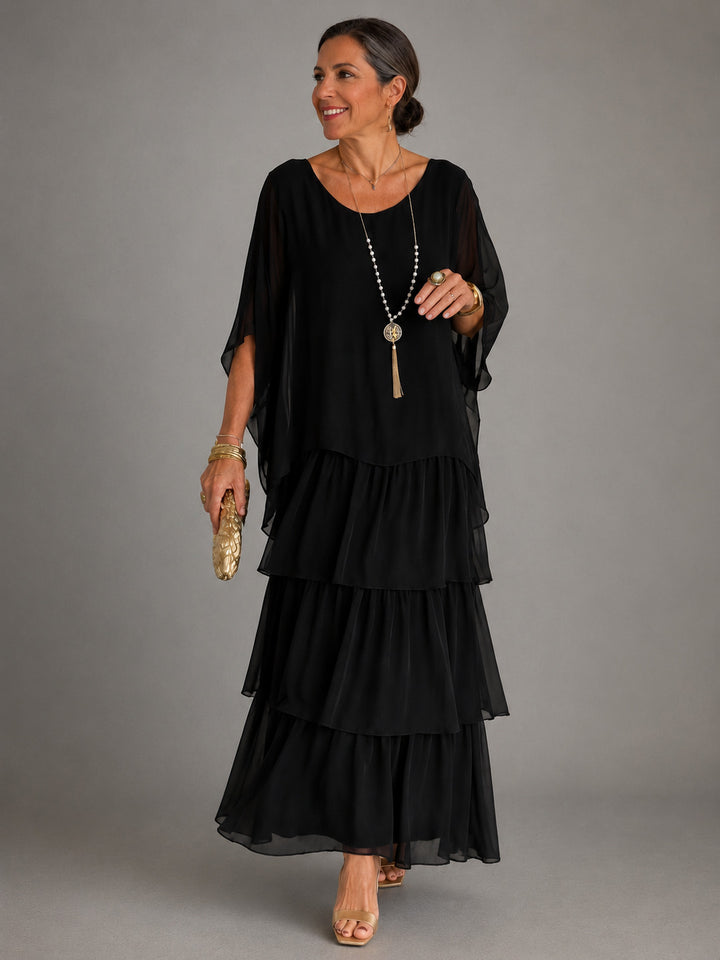 Dominique | Elegant Flowing Maxi Dress