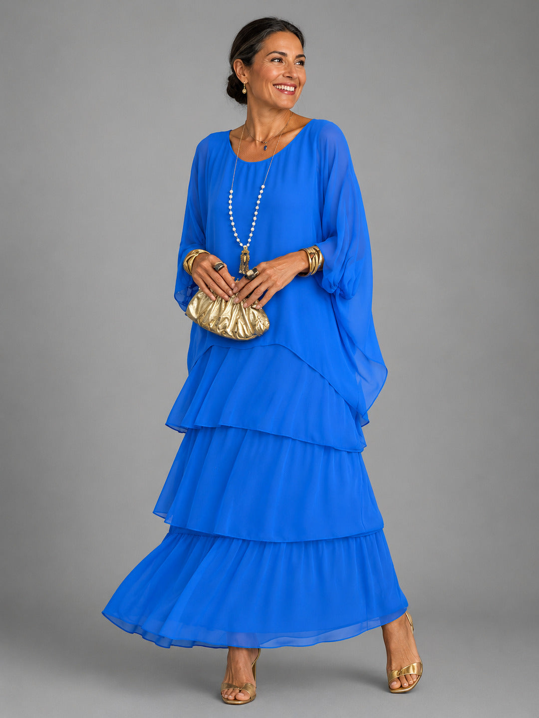 Geneviève | Elegant Flowing Maxi Dress