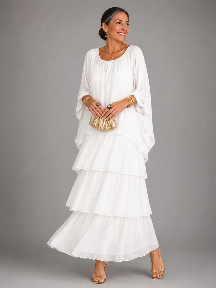 Dominique | Elegant Flowing Maxi Dress