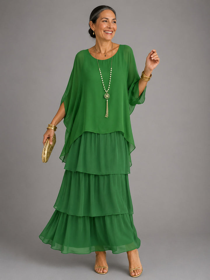 Dominique | Elegant Flowing Maxi Dress