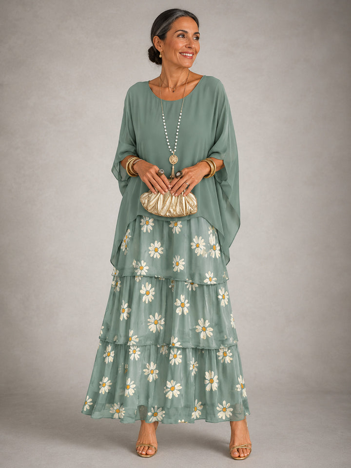 Geneviève | Elegant Flowing Maxi Dress