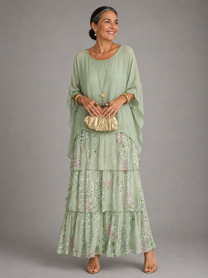 Dominique | Elegant Flowing Maxi Dress