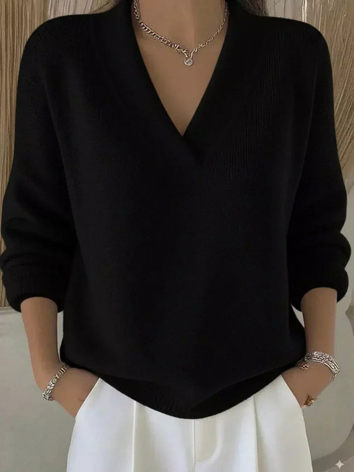 Brylee | Relaxed V-Neck Sweater