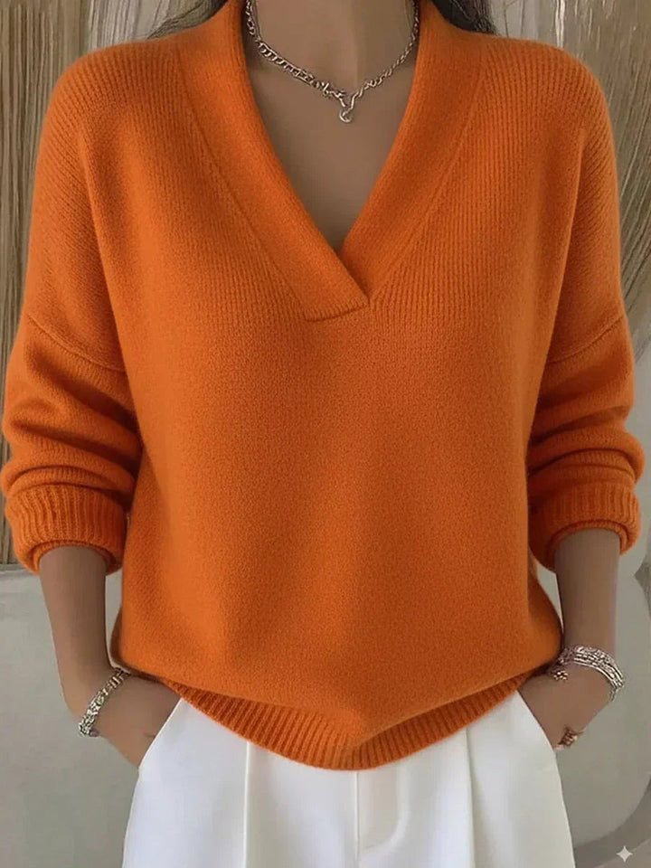 Brylee | Relaxed V-Neck Sweater