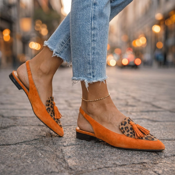 Jovita | Sandals With Straps And Tassels