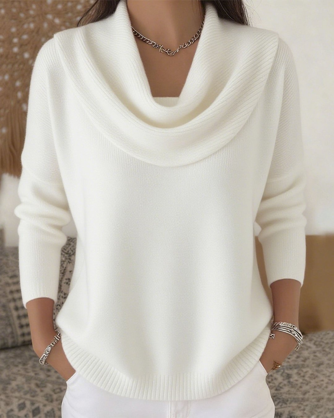 Jacquie | Cowl Neck Sweater