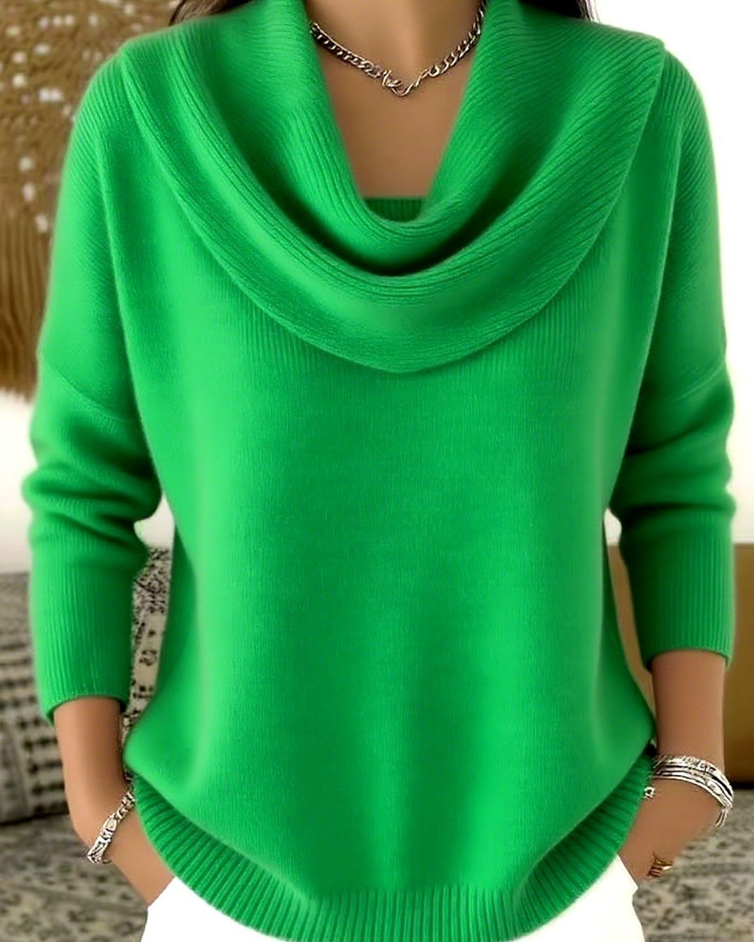 Jacquie | Cowl Neck Sweater