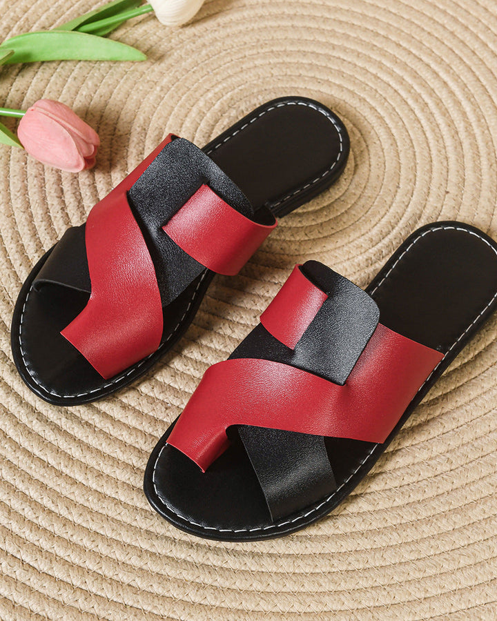 Cecile | Cross-Strap Sandals
