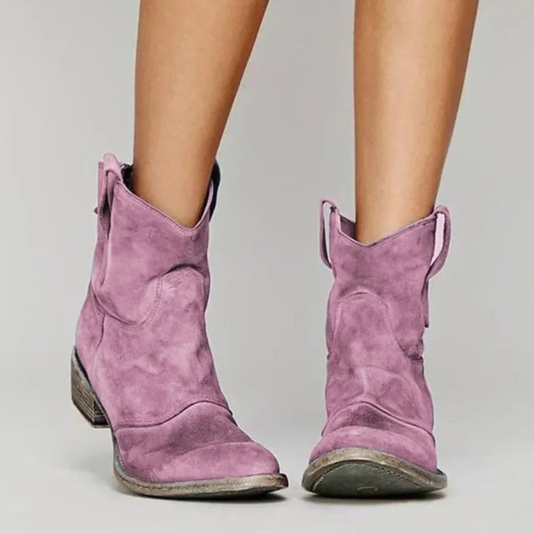 Joelle | Vintage Western Ankle Boots