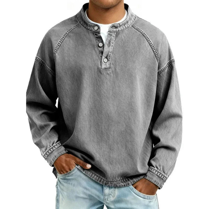 Malcolm | Vintage Henley Shirt