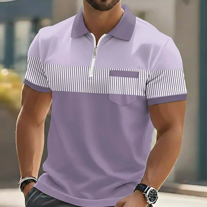 Leon | Elegant Zip-Up Polo Shirt