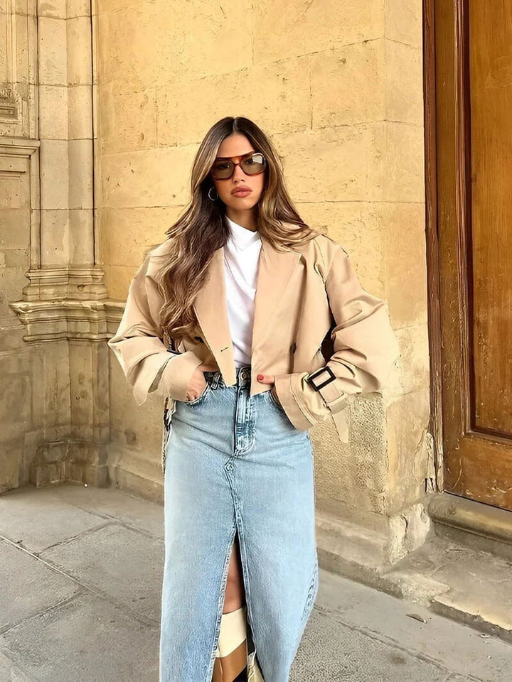 Shirley | Mini trench coat