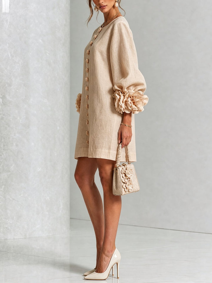 Jacinthe | Button-Down Mini Dress