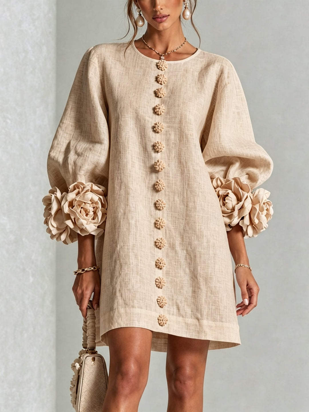 Jacinthe | Button-Down Mini Dress