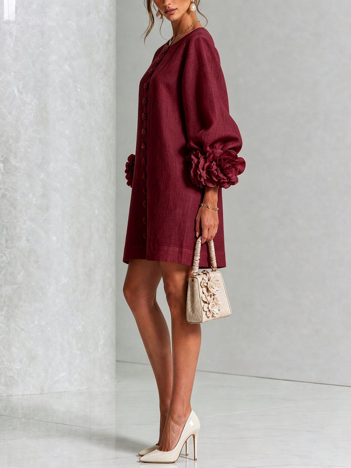 Jacinthe | Button-Down Mini Dress