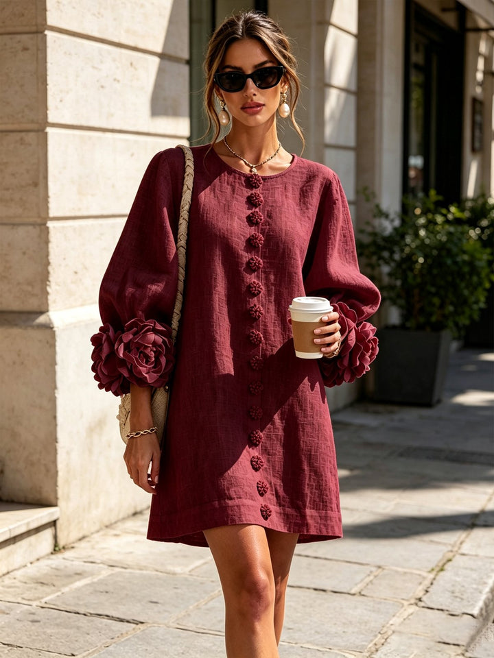 Jacinthe | Button-Down Mini Dress