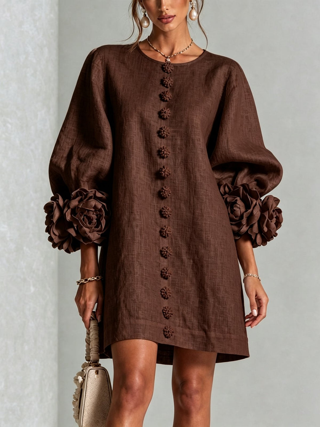 Jacinthe | Button-Down Mini Dress