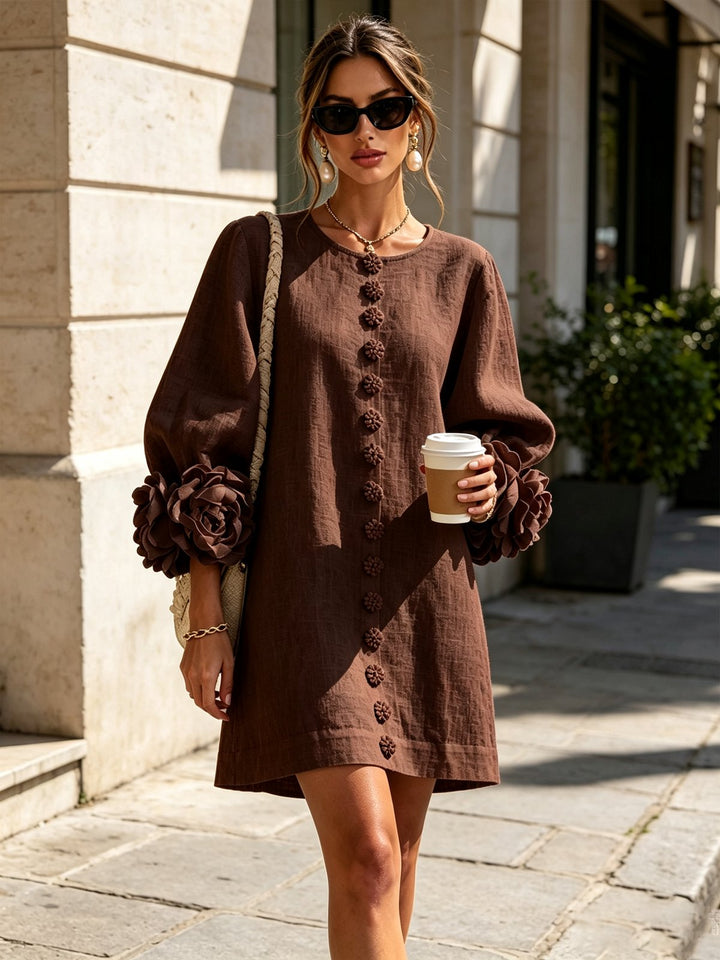 Jacinthe | Button-Down Mini Dress