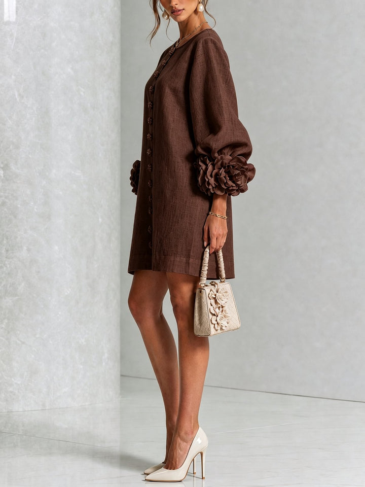 Jacinthe | Button-Down Mini Dress