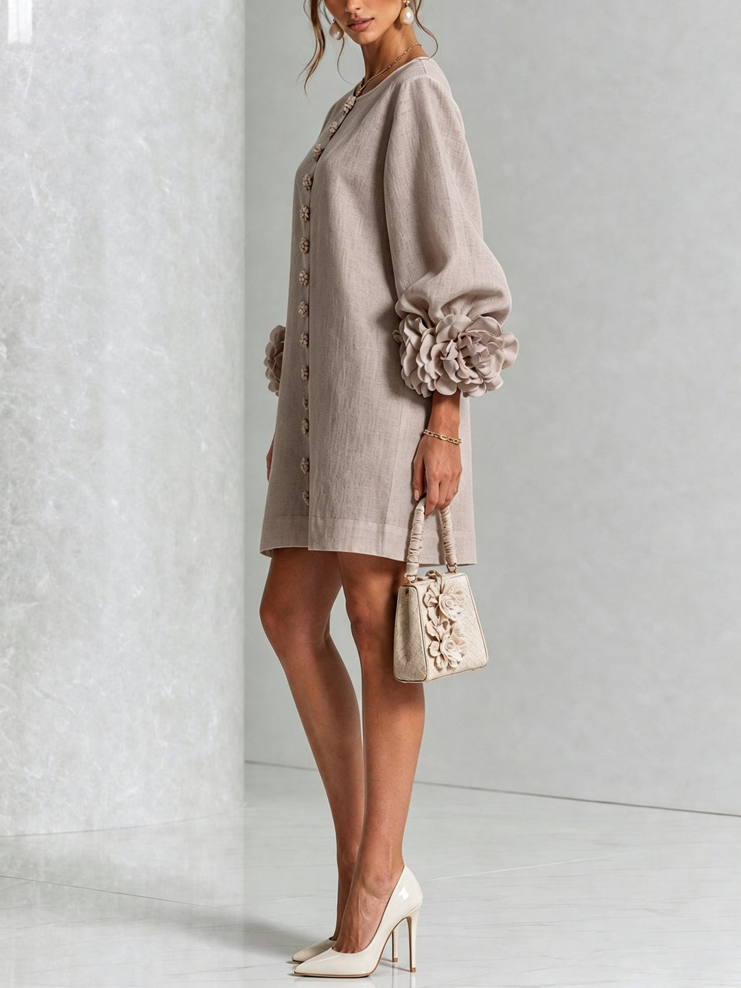 Jacinthe | Button-Down Mini Dress