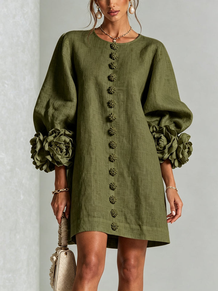 Jacinthe | Button-Down Mini Dress