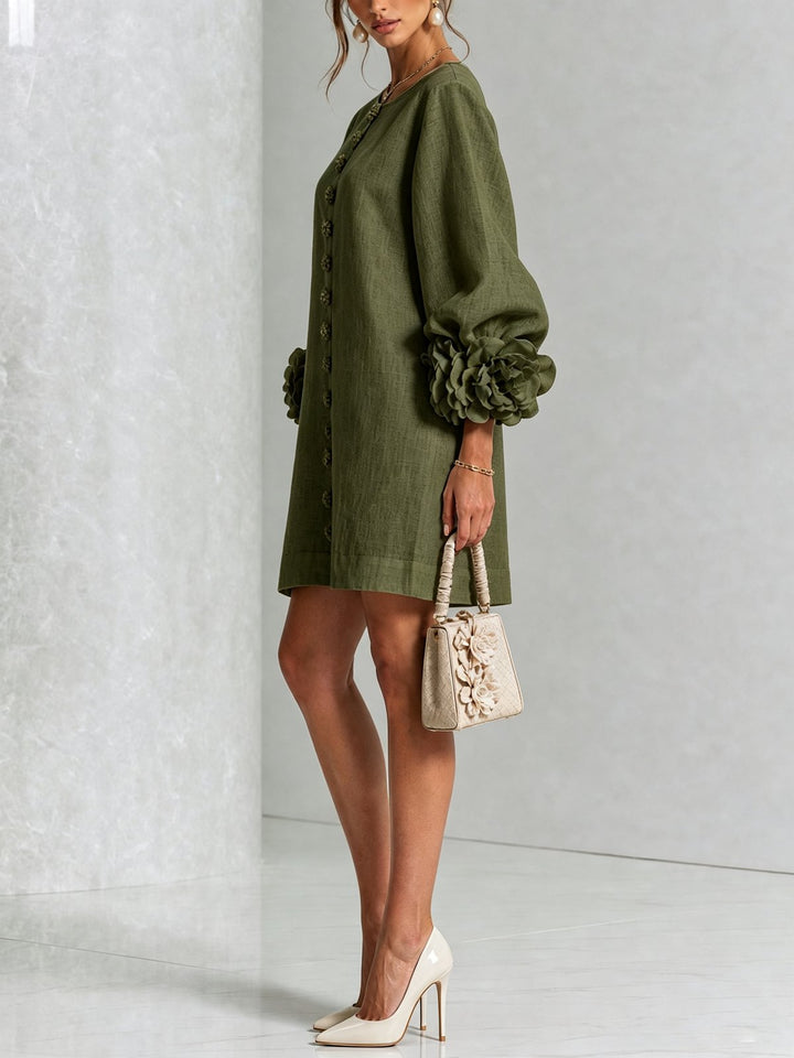 Jacinthe | Button-Down Mini Dress
