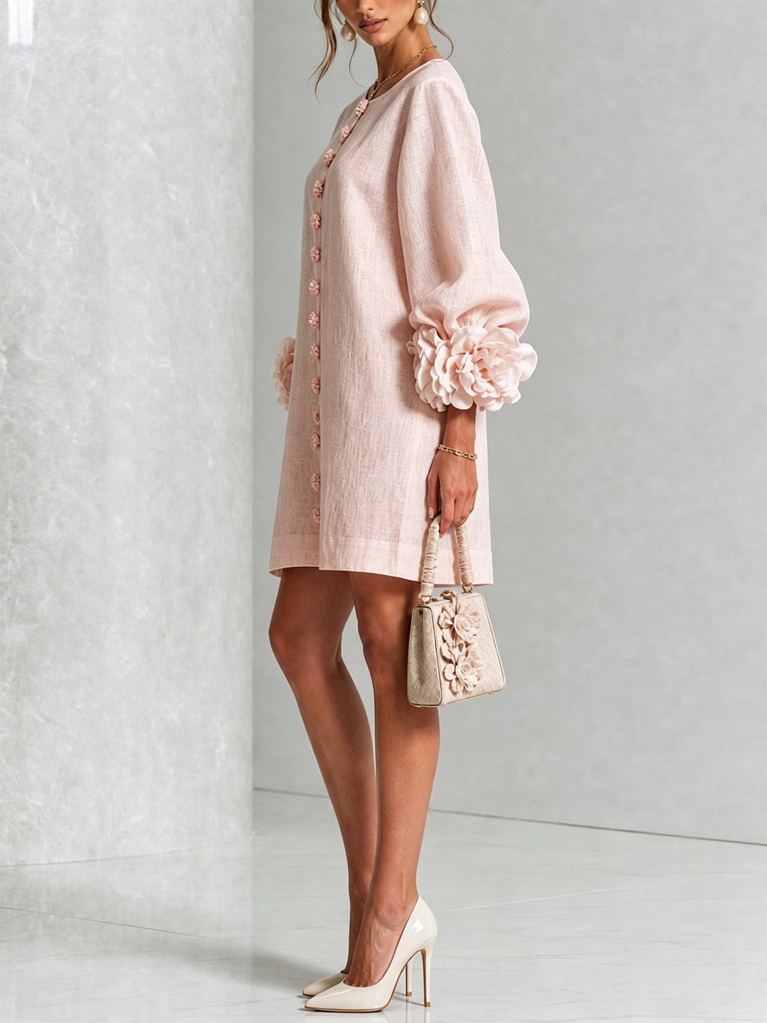Jacinthe | Button-Down Mini Dress