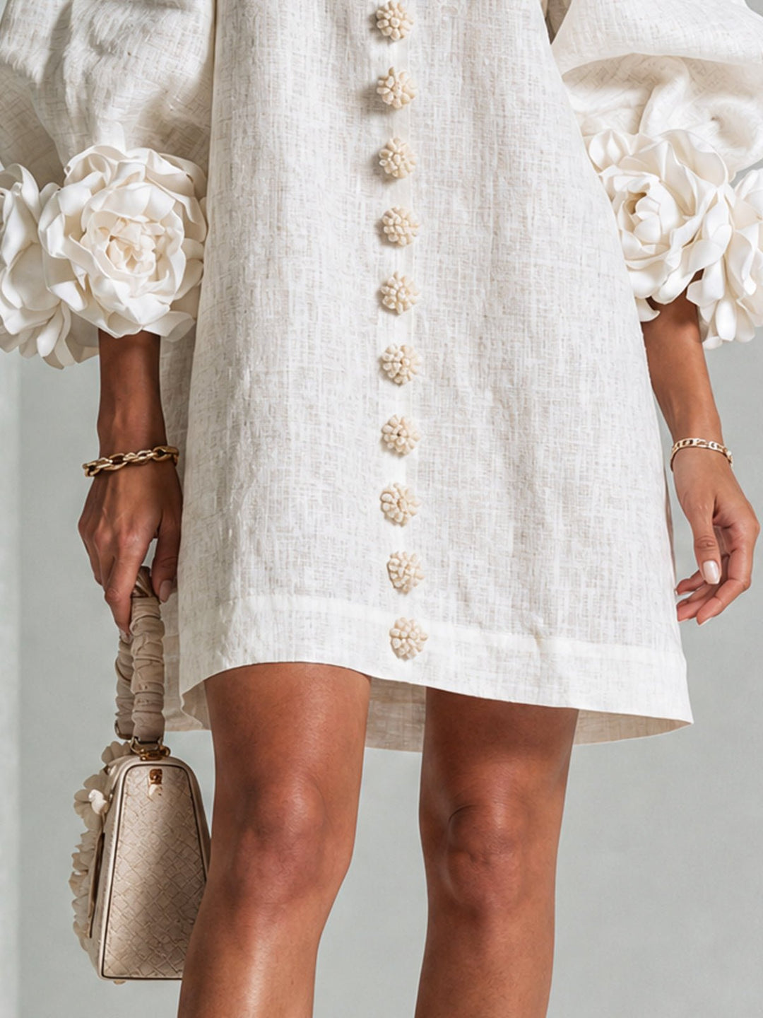 Jacinthe | Button-Down Mini Dress