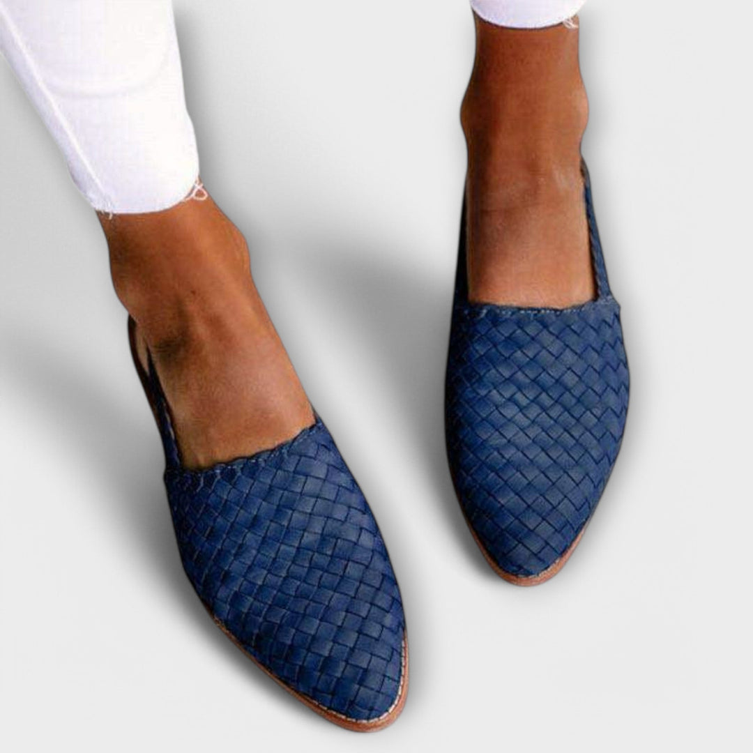Rhoda | Woven Slingback Loafer