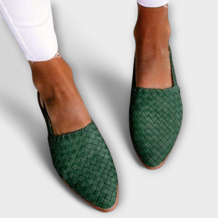 Rhoda | Woven Slingback Loafer