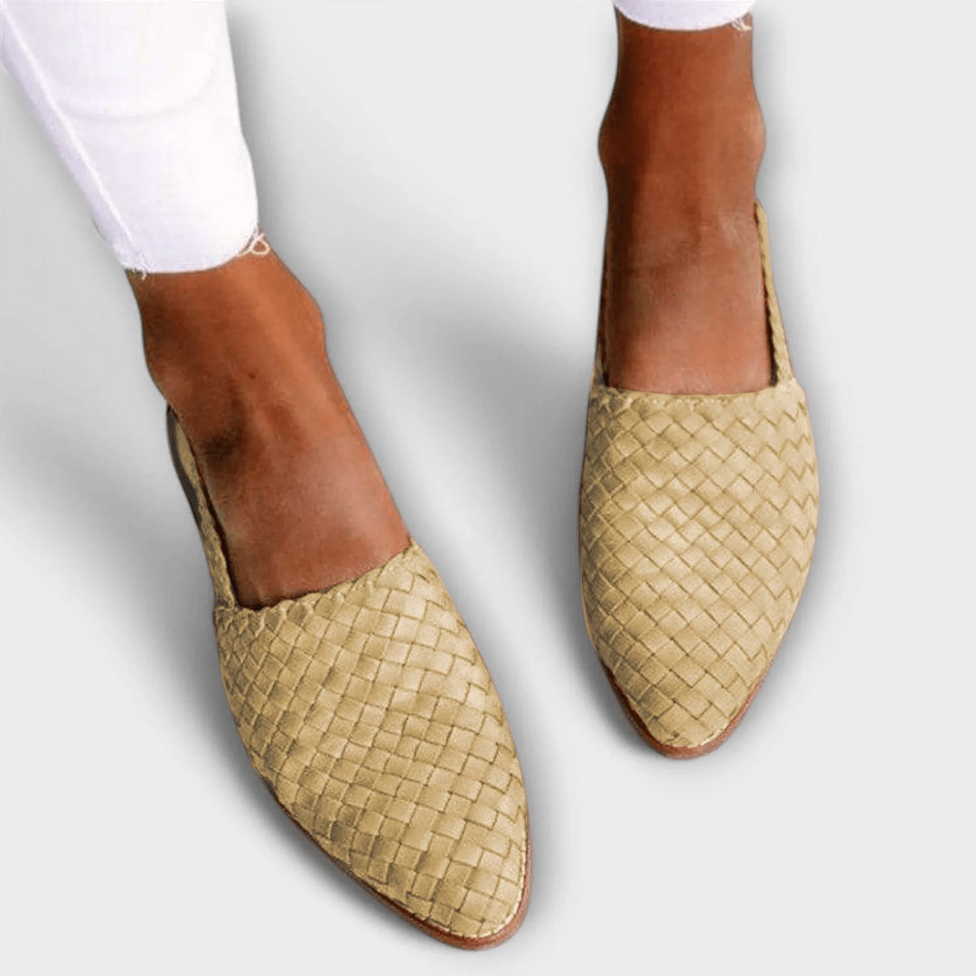 Rhoda | Woven Slingback Loafer