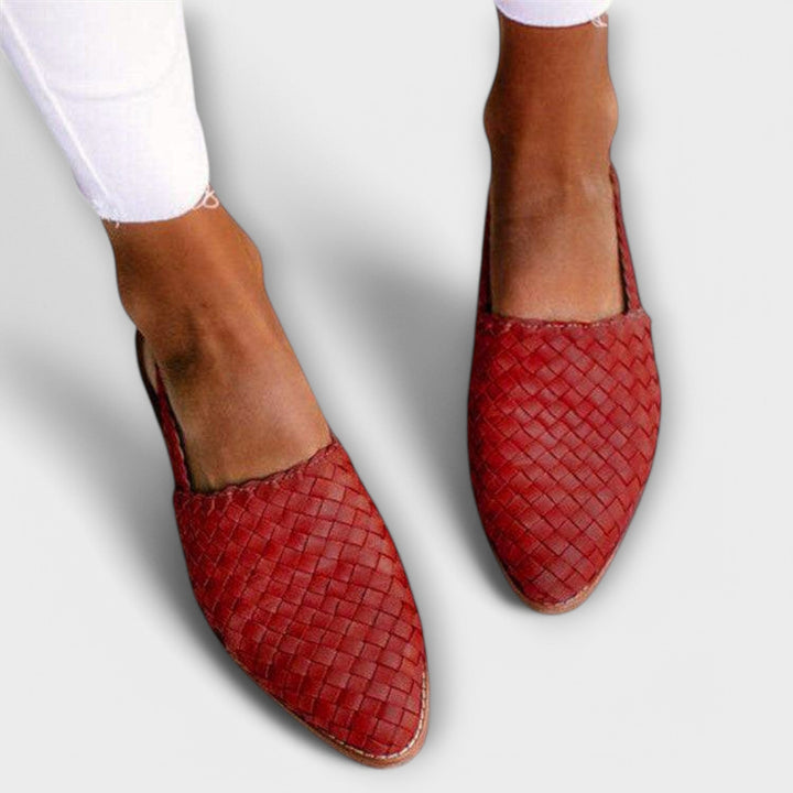 Rhoda | Woven Slingback Loafer