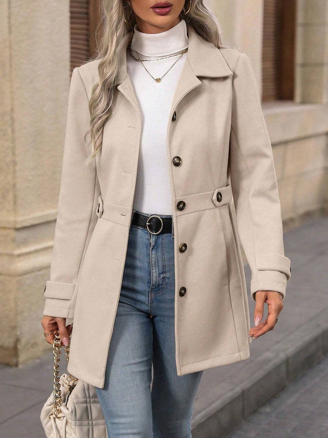 Rosalinda | Tailored Belted Trench Coat